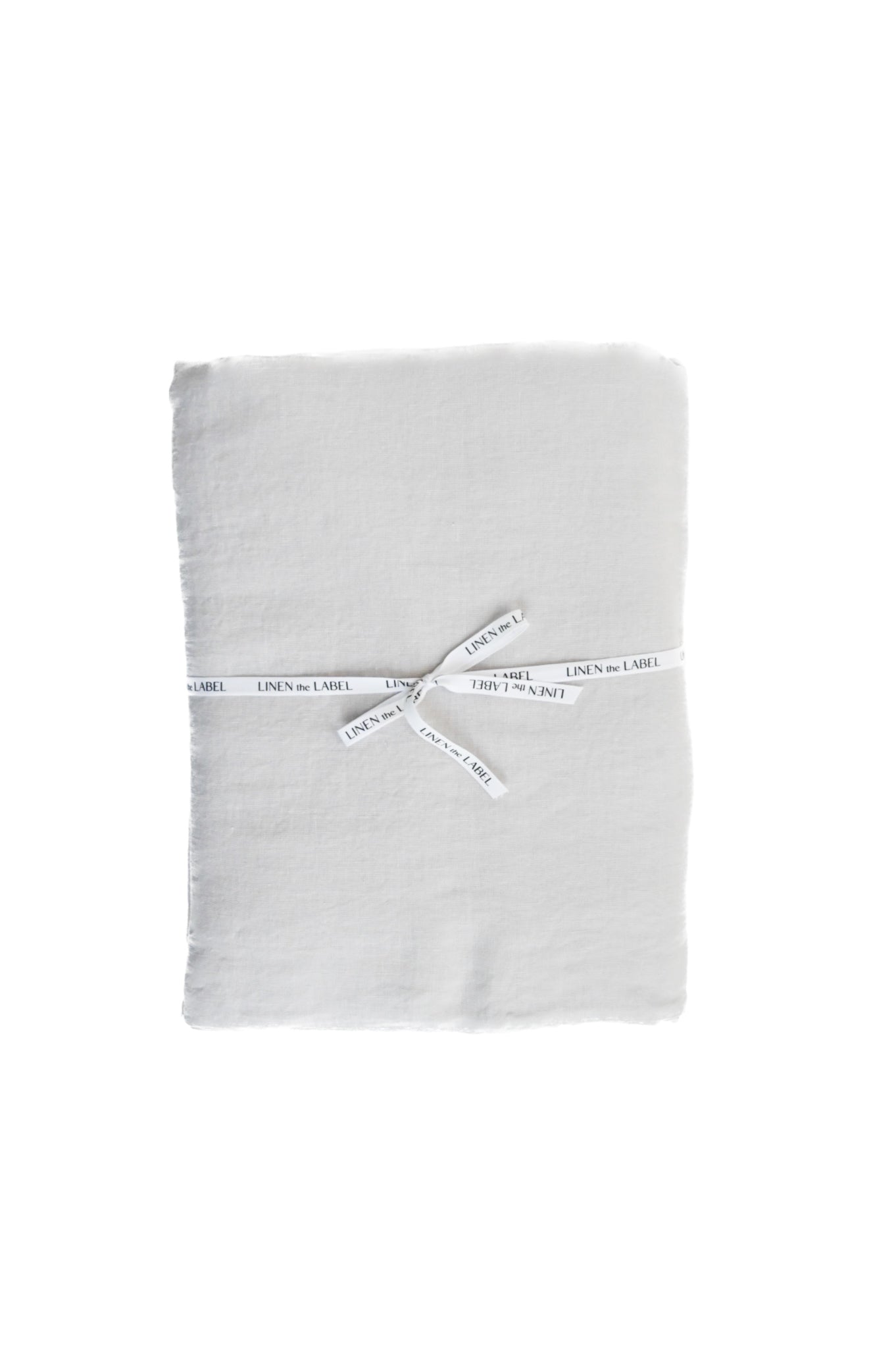 Seashell Gray Linen Duvet Cover