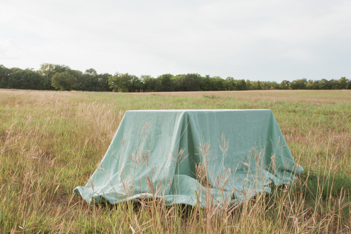 Mint Linen Tablecloth