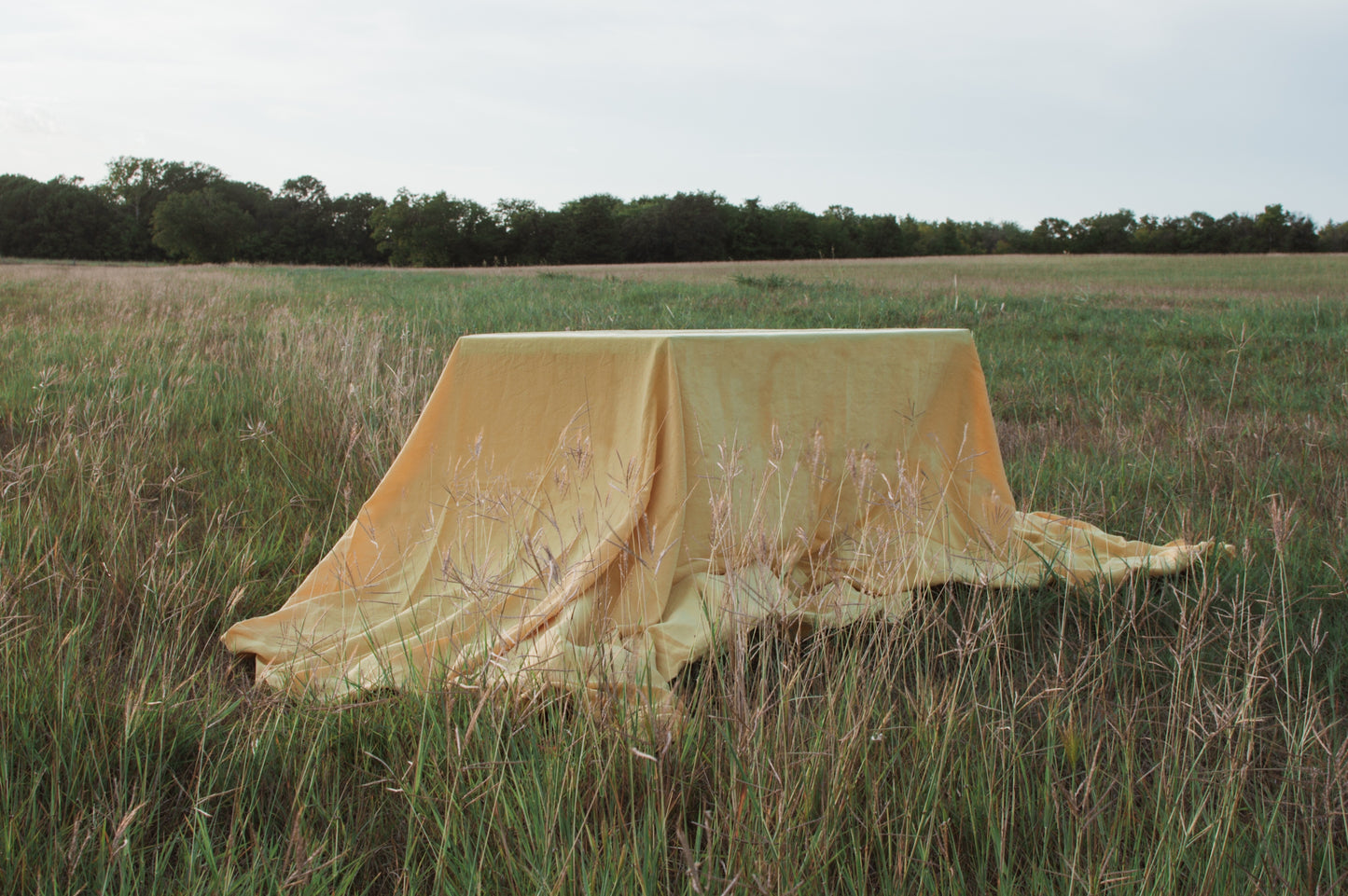 Citron Linen Tablecloth