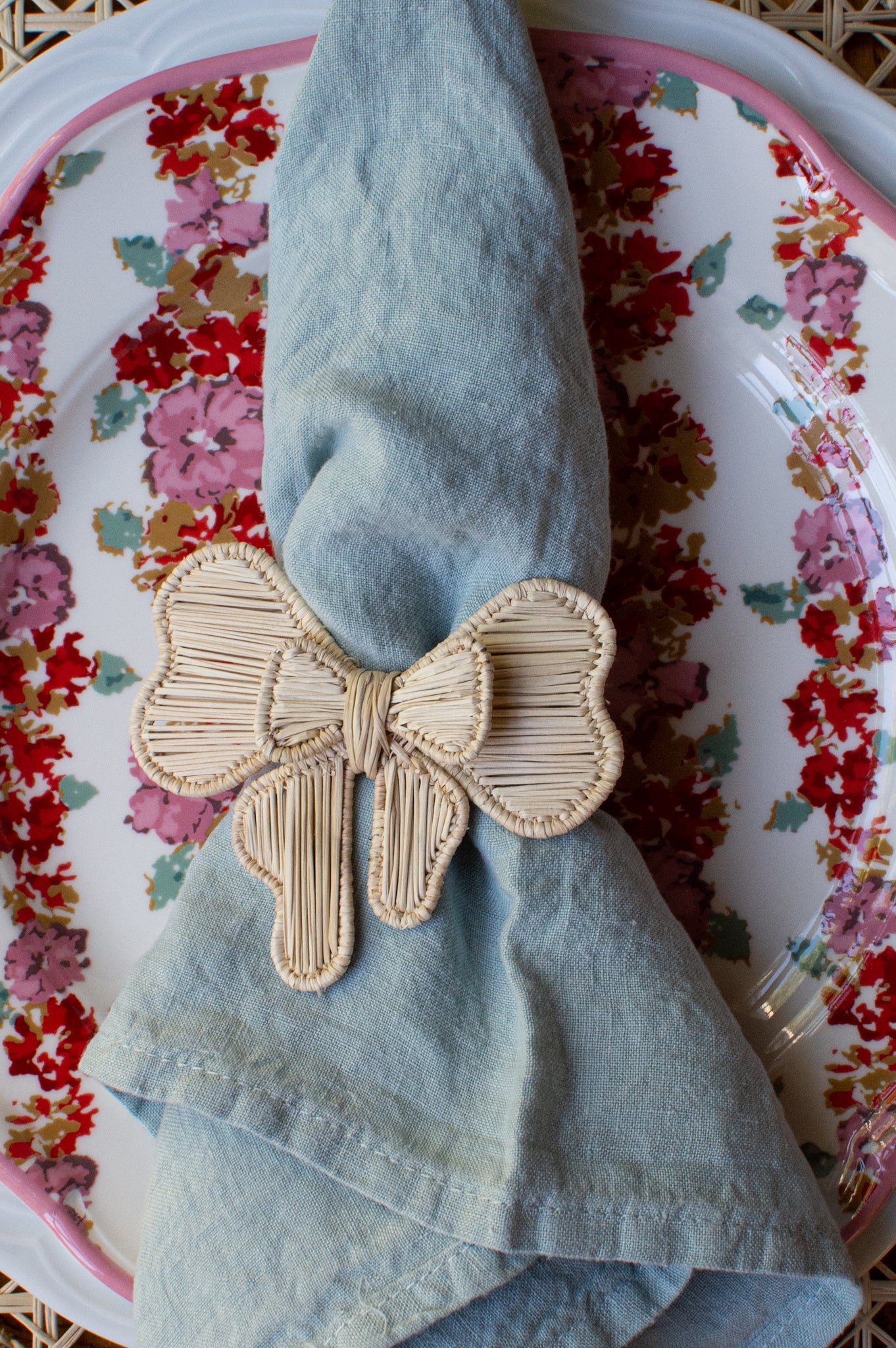 Set of Four Sea Salt Linen Napkins