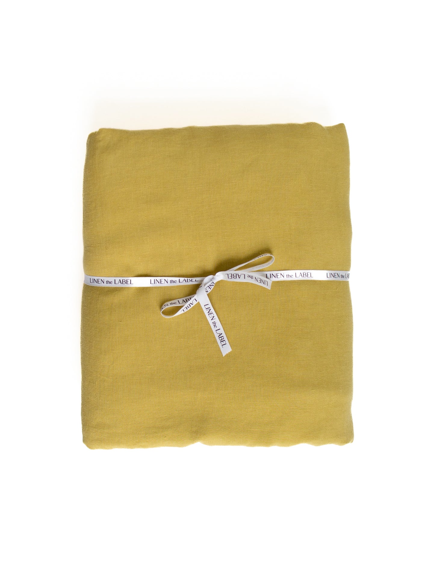 Citrine Linen Duvet Cover