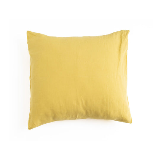 Citrine Euro Linen Pillow Sham