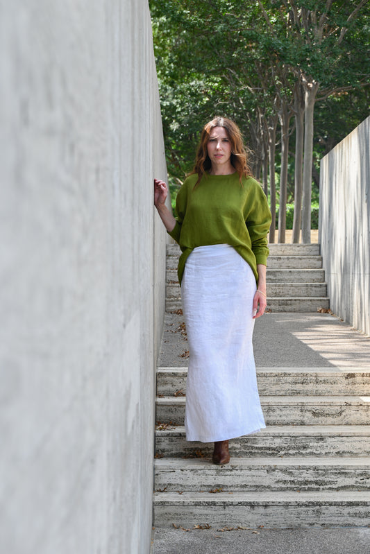 Chatham Top in Leaf Green