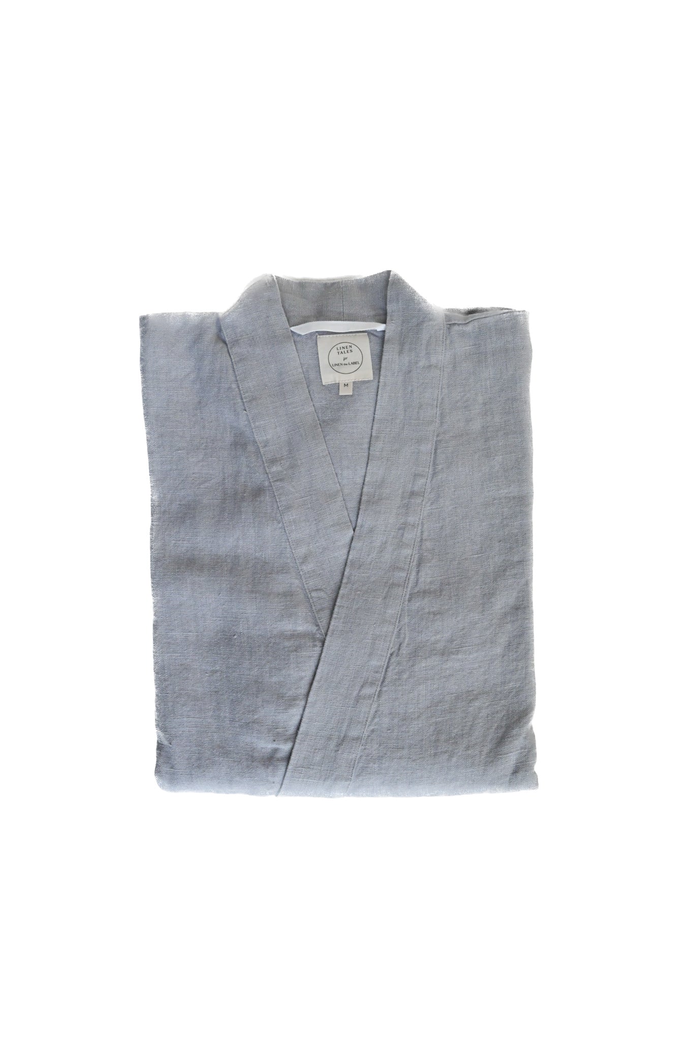 Linen Robe in Storm