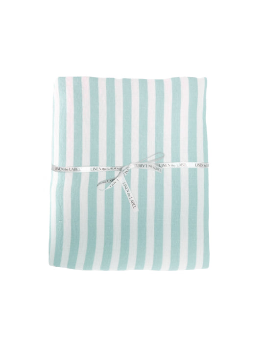 Pool Stripe Linen Tablecloth