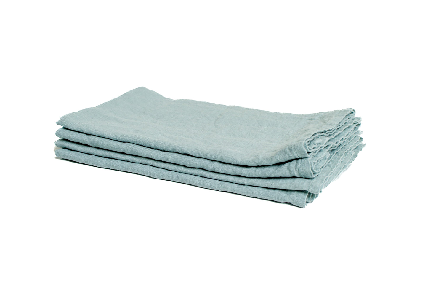 Set of Four Sea Salt Linen Napkins