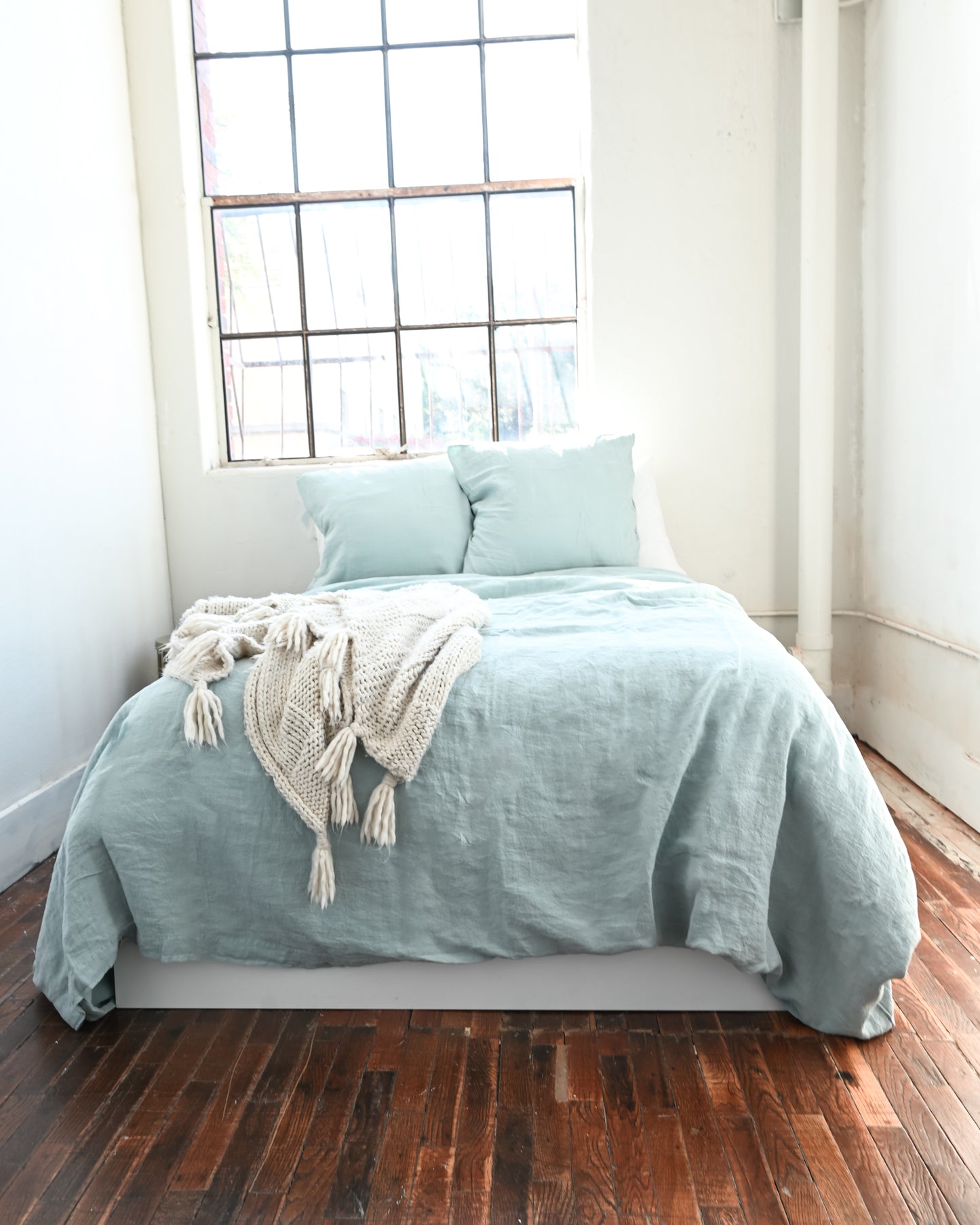 Sea Salt Linen Duvet Cover