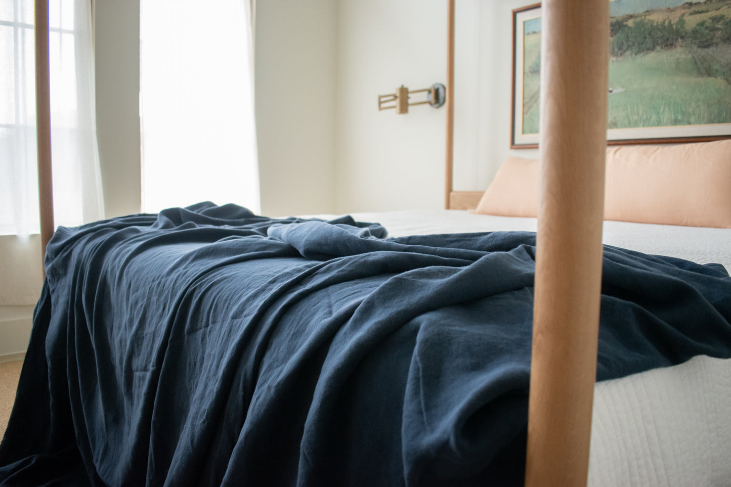 Catalina Linen Coverlet