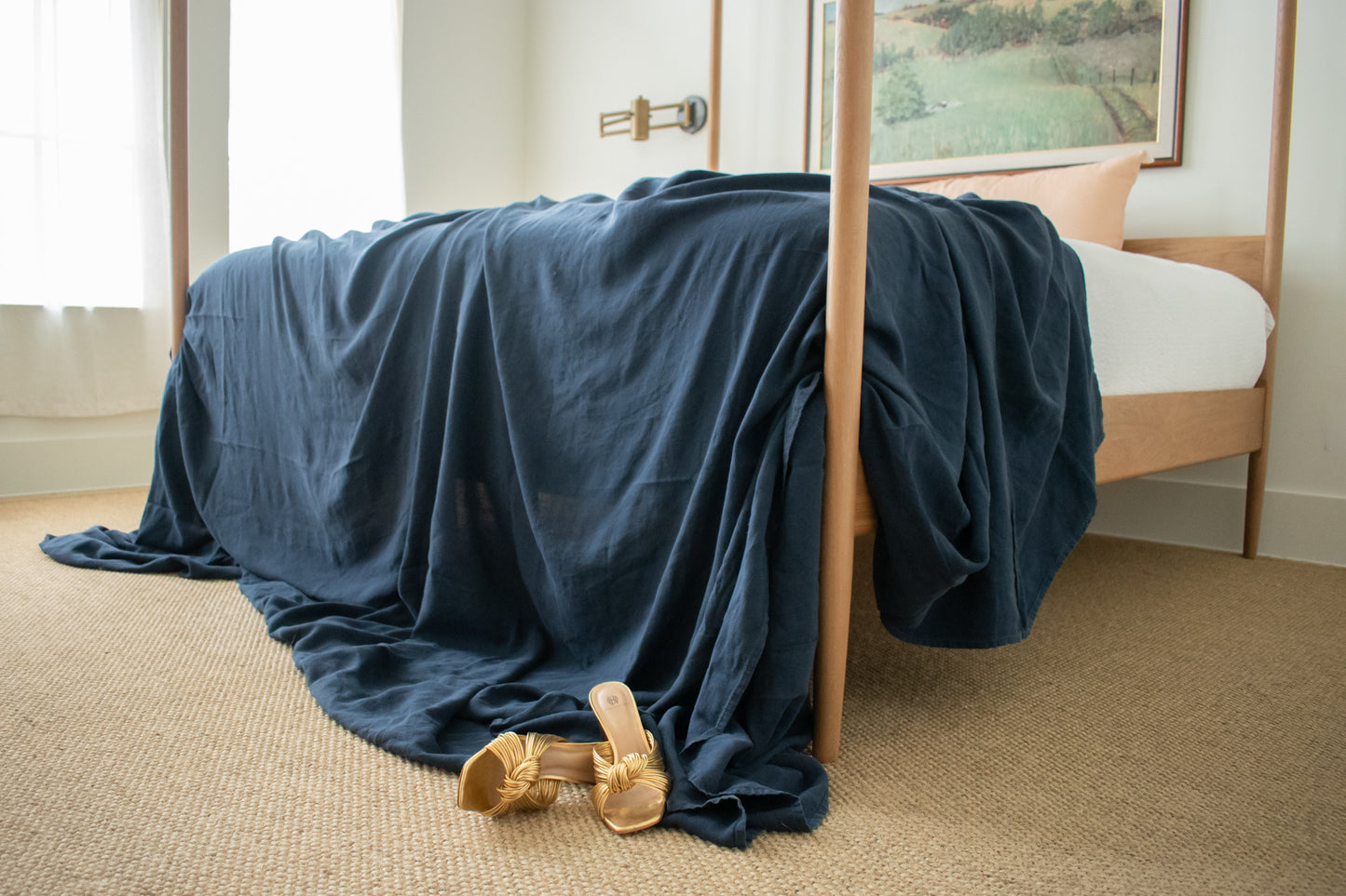Catalina Linen Coverlet